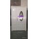 EPDM Gasket 100mm Leaf Main Entry Security Doors Electrophoretic