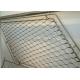 Stainless Steel Wire Rope Mesh Black Oxide Vertical / Horizontal 30x30 Eye Size