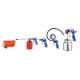 W-2010A1-S 5PCS Air Dust Gun w/ Inflator Tools with Suction Feed Painting Tools Air Washing Gun