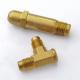 ASTM Standard Manufacture Precision Brass Y-Junction Air Valves for OEM CNC Machining