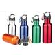 500ml Single wall SS sports bottle with carabiner bike bottle classical style