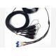 MPO SC Fiber Optic Jumper SM G657A 12 Fibers Waterproof MPO Breakout Cable