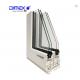 88mm Sliding Door Window White UPVC Profiles Profiles For DIMEX Edelweiss Series