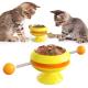 Catnip Ball Gyro Interactive Pet Toys Rotating Windmill Cat Toy ABS Turntable Function