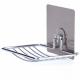 Chrome Bathroom Soap Holder High End Suction Cup Soap Dish  Wall Mount