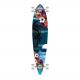 Punked Skateboards Tropic Night Pintail Longboard Complete Skateboard - 9.75 x 40