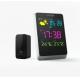 Wireless Temperature Humidity Sensor Thermometer Hygrometer Digital Alarm Clock Snooze