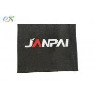 End Fold Woven Clothing Labels Polyester Fabric Material With Wen On Backing