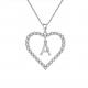 YASVITTI 925 Sterling Silver Jewellery Heart-Shaped Necklace With A-Z Charms Letter