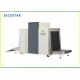 Big tunnel size dual views x ray baggage and luggage scanners with control desk