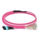 Lc To Lc Multimode Duplex Fiber Optic Patch Cable OM1 OM2 OM3 OM4 1m MPO