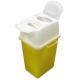 Syringe Needle Medical Sharps Container , Yellow Sharps Bin 1L BS7320 Standards