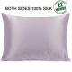 Plain Dyed Purple 100 Pure Silk Pillowcase 19 Momme For Hair Non Toxic