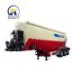 3-Axle Steel Cement Tank Container Dry Bulk Cement Trailer for Inner Fluidized Bed