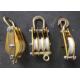 Aluminium Alloy Block And Tackle Pulley 20KN for Power Construction