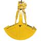 Rotating Excavator Rock Bucket Clamshell Bucket Grab For Pc200 Zx200 Ex210 Pc300