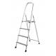 4 Steps Portable Lightweight Household Foldable Aluminum Step Ladder