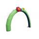 0.9mm PVC Inflatable Advertising Arch / Rainbow Arch With Beautiful Flowers