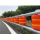 Anti Collision Highway Steel Q235 Roller Barrier For Traffic Safety