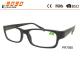 Classic culling reading glasses with plastic frame ,suitable for men and women