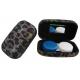 Hard Creative Travel Contact Case With Cool Leopard Pattern Customized Logo
