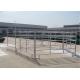 1.8*2.4m cattle yard panels round oval stainless steel pipe SGS approved