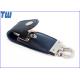 PU Leather Package Debossed Logo 2GB USB Memory Stick Pendrive
