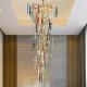 Customized Colored Glass Pendant Lamp 110V-240V Easy To Clean