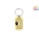 Multicolor Hypoallergenic SUS304 Custom Shaped Keychains