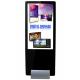 Ultra Slim Touch Vertical Digital Signage Display For Advertising Video Player