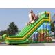 Large Gorilla Commercial Inflatable Slide Green Inflatable Dry Slide For Amusement