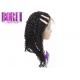 Brazilian Full Lace Human Wigs Deep Curly With Baby Hair Dyed Bleached Medium Cap Size