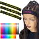 wholesale free sample manufacturer custom slayer band printed logo silk elastic hair bands for wigs