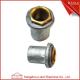 Flange Coupler Conduit Junction Box With Lead Washer & Brass Male Bush , Malleable Iron