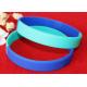 Light Weight Custom Silicone Rubber Wristbands Multi Colors Segmented