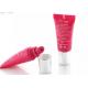 8ml Lip Gloss Squeeze Tubes ISO9001 Pink Empty Plastic Lotion Tubes
