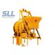 Mini Mobile Batching Plant , Mobile Concrete Mixer Machine With Bucket Lifting
