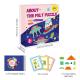 DIY Stickers Preschool Learning Toys , Felt Fabric Geometric Puzzles For Toddlers