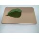 304 8k mirror Bronze color stainless steel sheet