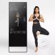 65 Interactive Fitness Touch Screen Workout Mirror LCD Display With Virtual Trainer