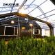 4m-7m Multi Span Light Deprivation Greenhouse With Blackout Curtain