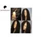 Tangle-Free Curly Women Natural Black Brazilian Human Hair Lace Wigs