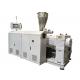 Low Power Consumption PVC Garden Pipe Machine , Grey Co Rotating Twin Screw Extruder