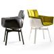 Comfortable Husk Fiberglass Dining Chair With Unmistakable Modular Shell