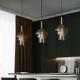 Brass Glass Modern Single Gold Glass Pendant Light For Kitchen 25 X 28 Cm