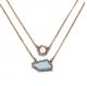 Factory direct selling cheap price gemstone necklace street culture gemstone necklace