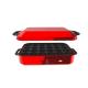 1200W Red Electric Takoyaki Pan With Removable Plate And Metal Top Cover