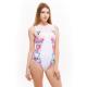 2018 Nailang  women halter one piece swimsuit indoor bathing suit monokini sexy white color