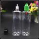 100ml Clear PET Dropper Bottles Big Capacity Liquid Container For Cosmetic
