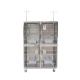 Surgical Stainless Steel Pet Dog Cage Box Aluminium Cage